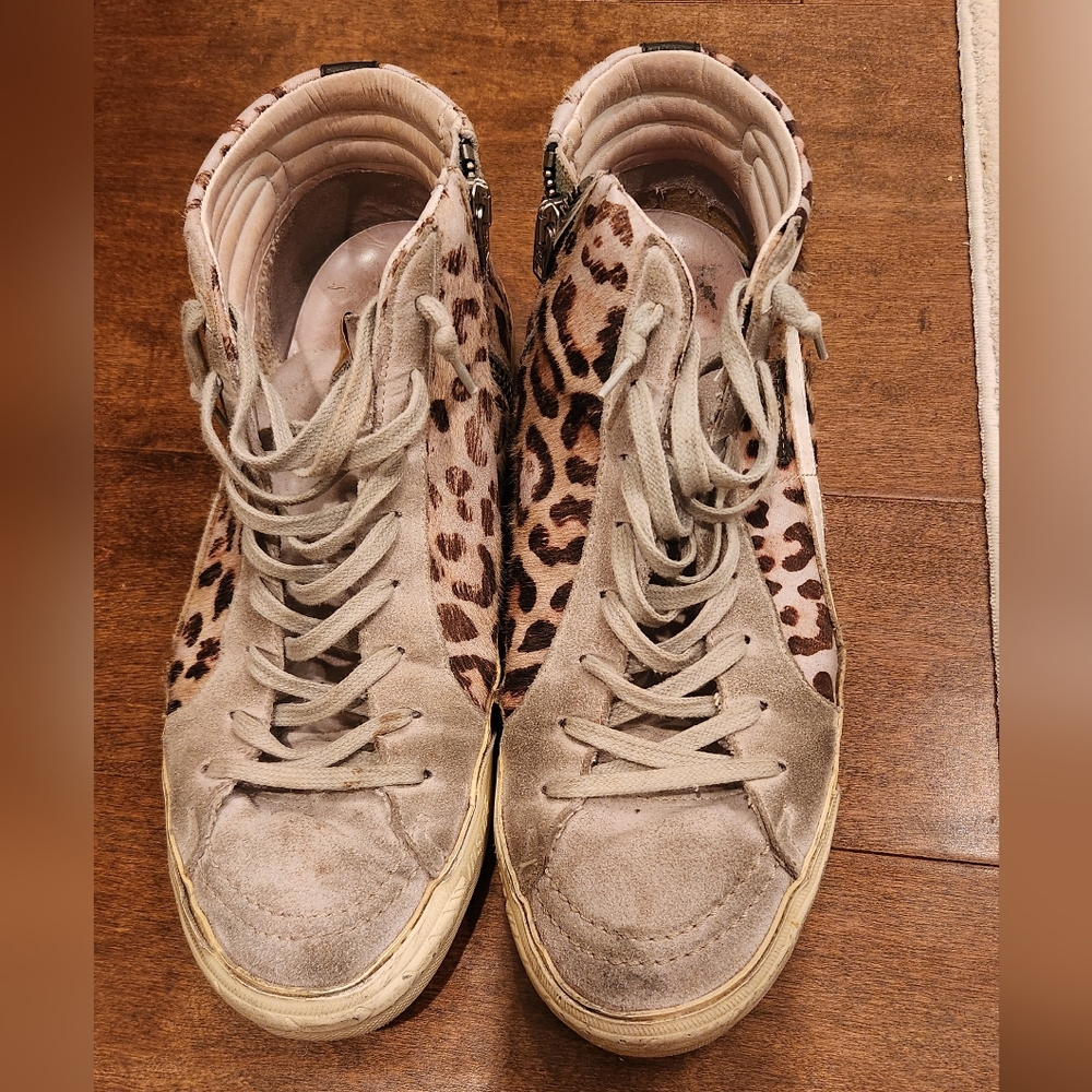 Leopard Print High Top Golden Goose - Size 41